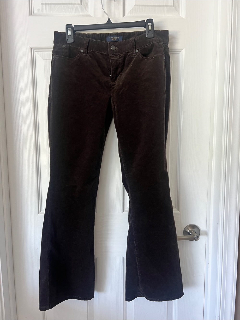 Talbots Dark Brown Corduroy Flare Pants